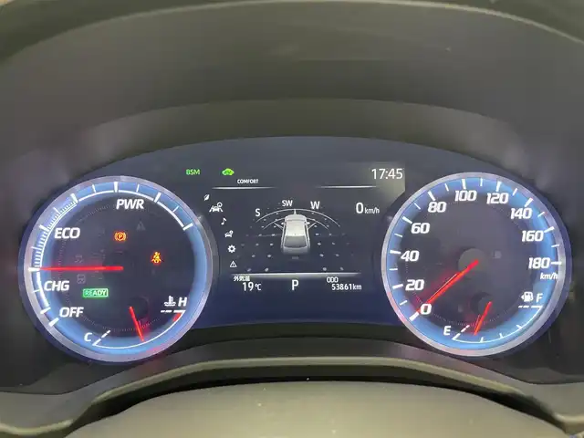 トヨタ クラウン ハイブリッド RS アドバンス 愛知県 2018(平30)年 5.4万km ホワイトパールクリスタルシャイン 純正ナビ　全方位カメラ　禁煙車　ハーフレザー　シートヒーター　ハンドルヒーター　パーキングアシスト　純正ドラレコ　衝突軽減　追従クルコン　ＢＳＭ　ＨＵＤ　パワーシート　電動パーキング　コーナーセンサー　LEDオートライト　オートハイビーム　フルセグTV　DVD再生　メモリシート　フォグランプ