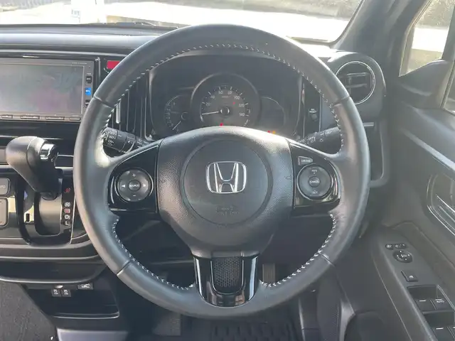 ホンダ Ｎ ＷＧＮ 富山県 2017(平29)年 4.4万km シャイニンググレーM 安心パッケージ／/純正７インチナビ／/フルセグＴＶ／/ＤＶＤ再生／/Ｂｌｕｅｔｏｏｔｈ／/Ｂカメラ／/ハーフレザー／/ビルトインＥＴＣ／/クルーズコントロール／/スマートキー／/ＬＥＤオートライト／/ＬＥＤフォグライト