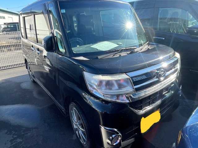 ダイハツ タント カスタム RS トップED SA 長野県 2015(平27)年 5.9万km ブラックマイカメタリック ４WD/ターボ/ナビ