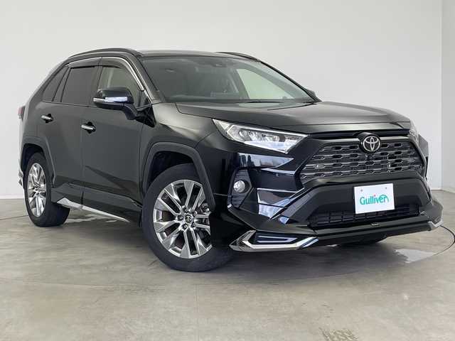 トヨタ ＲＡＶ４ G Zパッケージ 新潟県 2021(令3)年 5万km アティチュードブラックマイカ ディスプレイオーディオ（ナビ機能あり）/アラウンドビューモニター/モデリスタエアロ/サンルーフ/レーダークルーズコントロール/パワーバックドア/パワーシート/シートメモリ/前席シートヒーター/デジタルインナーミラー/プッシュスタート/レーンキープアラート/ETC/LEDライト/オートライト/オートハイビーム/置くだけ充電