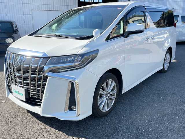 トヨタ アルファード S 神奈川県 2023(令5)年 1.3万km ホワイトパールクリスタルシャイン ワンオーナー/ダブルサンルーフ/純正ナビ（BT/AM/FM/Miracast）/フルセグTV/バックカメラ/トヨタセーフティセンス/レーンキープアシスト/レーダークルーズコントロール/クリアランスソナー/オートハイビーム/横滑り防止装置/両側パワースライドドア/革巻きステアリング/ステアリングスイッチ/LEDヘッドライト/フォグランプ/ビルトインETC/社外フロアマット/純正ドアバイザー/スマートキー　2本/プッシュスタート/保証書/取扱説明書
