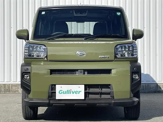 ダイハツ タフト G 福岡県 2021(令3)年 4.8万km フォレストカーキメタリック スカイフィールトップ　/ルーフレール　/Ｄ／Ｎ席シートヒーター　/社外ナビ（ＣＮ－Ｒ３００ＷＤ）/衝突軽減ブレーキ　/レーンアシスト /前後コーナーセンサー /パワーモードスイッチ /USB充電 /アイドリングストップ/電動パーキング/ステアリングスイッチ/電格ミラー/スマートキー/プッシュスタート