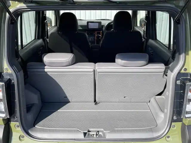 ダイハツ タフト G 福岡県 2021(令3)年 4.8万km フォレストカーキメタリック スカイフィールトップ　/ルーフレール　/Ｄ／Ｎ席シートヒーター　/社外ナビ（ＣＮ－Ｒ３００ＷＤ）/衝突軽減ブレーキ　/レーンアシスト /前後コーナーセンサー /パワーモードスイッチ /USB充電 /アイドリングストップ/電動パーキング/ステアリングスイッチ/電格ミラー/スマートキー/プッシュスタート