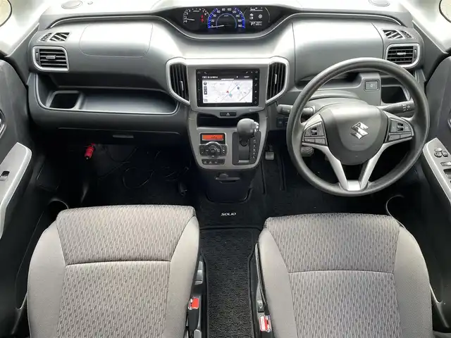 スズキ ソリオ HV MZ Dカメラ ブレーキS 滋賀県 2017(平29)年 3.2万km スターシルバーメタリック 純正ナビ/（フルセグTV/CD/Bluetooth/USB）/全方位カメラ/片側パワースライドドア/右側スライドイージークロージャー/クルーズコントロール/ステアリングスイッチ/リアスポイラー/リア席サンシェード/アイドリングストップ/レーンキープアシスト/純正フロアマット/スマートキー/スペアキー×1