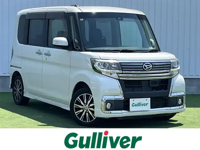 ダイハツ タント カスタム X トップED SAⅡ 香川県 2017(平29)年 10.9万km パールホワイトⅢ 登録時走行距離：108260km/エクリプスSDナビ/　CD DVD BT フルセグTV/バックカメラ/スマートアシスト/横滑り防止装置/アイドリングストップ/ハーフレザーシート/ETC/ISOFIX/ロールサンシェード/ステアリングスイッチ/プッシュスタート/スマートキー