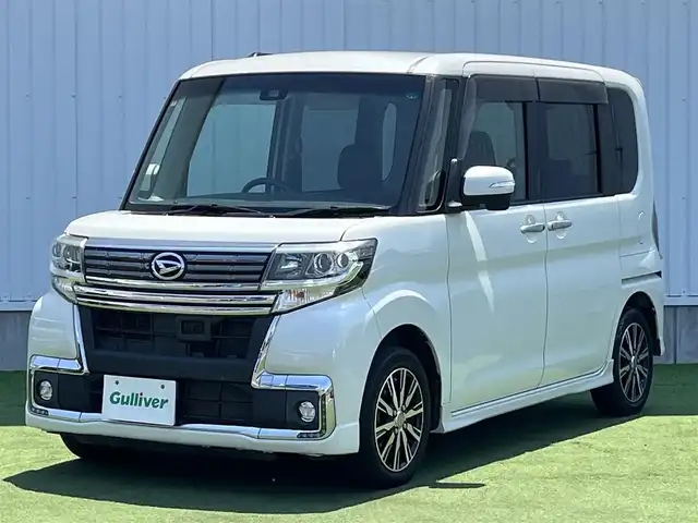 ダイハツ タント カスタム X トップED SAⅡ 香川県 2017(平29)年 10.9万km パールホワイトⅢ 登録時走行距離：108260km/エクリプスSDナビ/　CD DVD BT フルセグTV/バックカメラ/スマートアシスト/横滑り防止装置/アイドリングストップ/ハーフレザーシート/ETC/ISOFIX/ロールサンシェード/ステアリングスイッチ/プッシュスタート/スマートキー