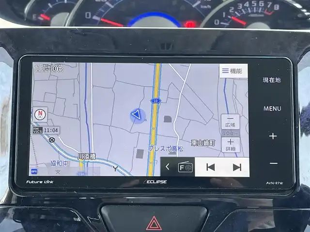 ダイハツ タント カスタム X トップED SAⅡ 香川県 2017(平29)年 10.9万km パールホワイトⅢ 登録時走行距離：108260km/エクリプスSDナビ/　CD DVD BT フルセグTV/バックカメラ/スマートアシスト/横滑り防止装置/アイドリングストップ/ハーフレザーシート/ETC/ISOFIX/ロールサンシェード/ステアリングスイッチ/プッシュスタート/スマートキー