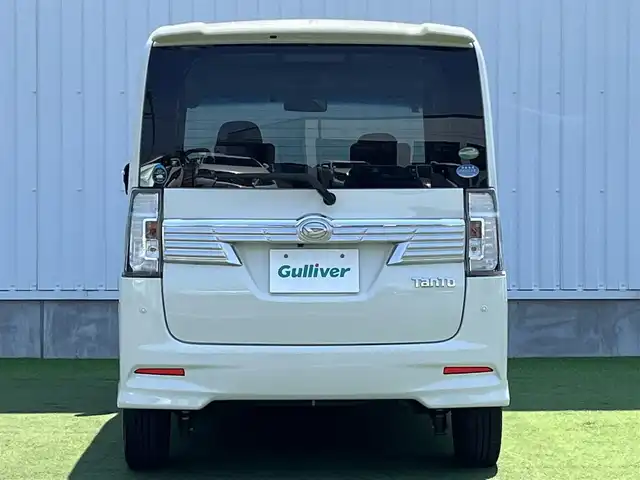 ダイハツ タント カスタム X トップED SAⅡ 香川県 2017(平29)年 10.9万km パールホワイトⅢ 登録時走行距離：108260km/エクリプスSDナビ/　CD DVD BT フルセグTV/バックカメラ/スマートアシスト/横滑り防止装置/アイドリングストップ/ハーフレザーシート/ETC/ISOFIX/ロールサンシェード/ステアリングスイッチ/プッシュスタート/スマートキー