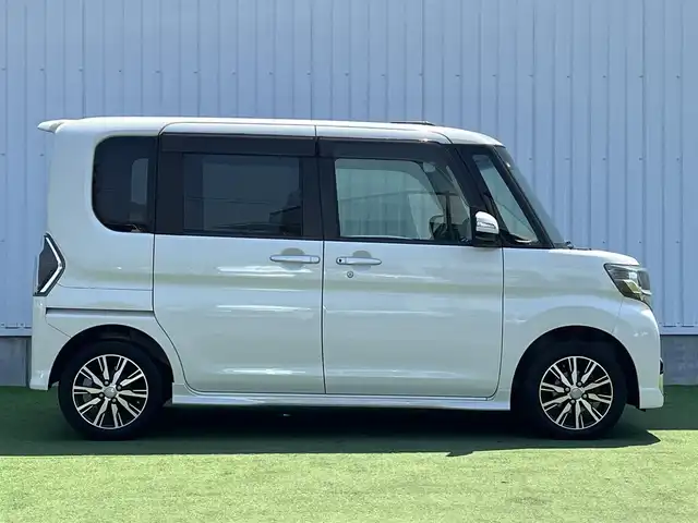 ダイハツ タント カスタム X トップED SAⅡ 香川県 2017(平29)年 10.9万km パールホワイトⅢ 登録時走行距離：108260km/エクリプスSDナビ/　CD DVD BT フルセグTV/バックカメラ/スマートアシスト/横滑り防止装置/アイドリングストップ/ハーフレザーシート/ETC/ISOFIX/ロールサンシェード/ステアリングスイッチ/プッシュスタート/スマートキー