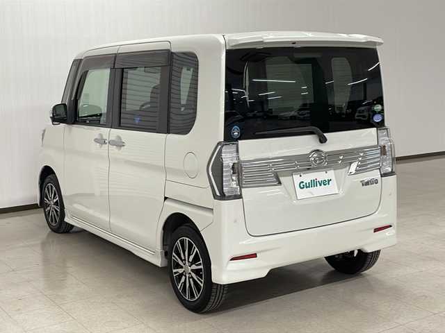 ダイハツ タント カスタム X トップED SAⅡ 熊本県 2017(平29)年 10.9万km パールホワイトⅢ エクリプスSDナビ/　CD DVD BT フルセグTV/バックカメラ/スマートアシスト/横滑り防止装置/アイドリングストップ/ハーフレザーシート/ETC/ISOFIX/ロールサンシェード/ステアリングスイッチ/プッシュスタート/スマートキー