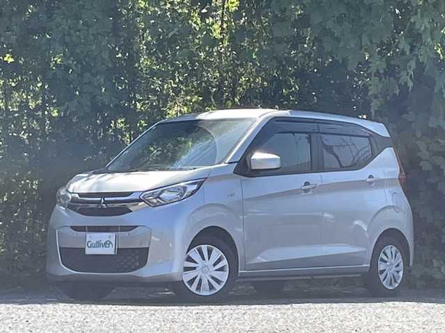 三菱 ｅＫワゴン M 大分県 2019(令1)年 3.7万km スターリングシルバーM レーダーブレーキ/キーレスエントリー/CDオーディオ/アイドリングストップ/前後ソナー/シートヒーター