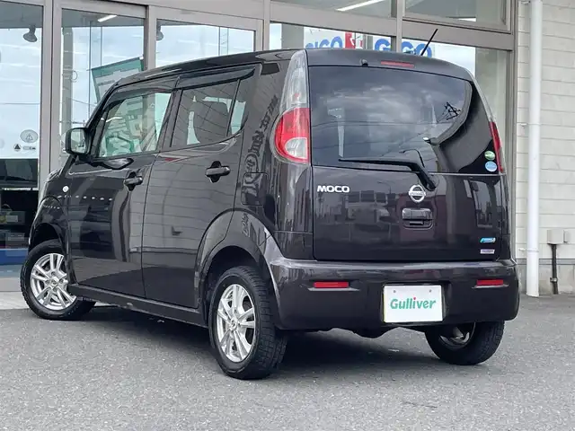 日産 モコ S FOUR 青森県 2015(平27)年 5.3万km アーバンブラウン ワンオーナー/社外ＳＤナビフルセグ/スマートキー/スペアキー/シートヒーター/記録簿Ｒ４Ｒ６/新車時保証書/取扱説明書
