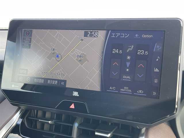 トヨタ ハリアー ハイブリッド Z 滋賀県 2020(令2)年 11.9万km プレシャスブラックパール 純正JBLナビ/（BT/Miracast/フルセグ）/パノラミックビューモニター/置くだけ充電/デジタルインナーミラー（録画機能付き）/プリクラッシュ/レーンアシスト/レーダークルコン/オートハイビーム/パワーバックドア/ハーフレザー/パワーシート/ステアリングリモコン/純正フロアマット/電格ウィンカーミラー/コーナーセンサー