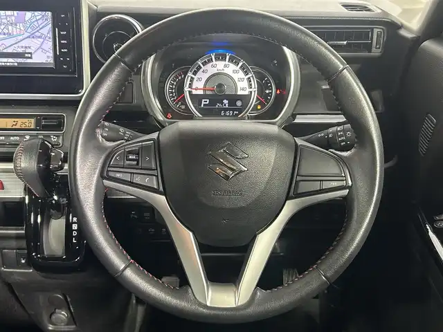 スズキ スペーシア カスタム HYBRID XS 大阪府 2018(平30)年 6.2万km ピュアホワイトP 社外ナビＴＶ　衝突軽減　両側パワスラ　ＥＴＣ　シートヒーター　クリアランスソナー　レーンアシスト　アイドリングストップ　オートライト　ＬＥＤヘッドライト　スマートキー　オートエアコン　フォグランプ