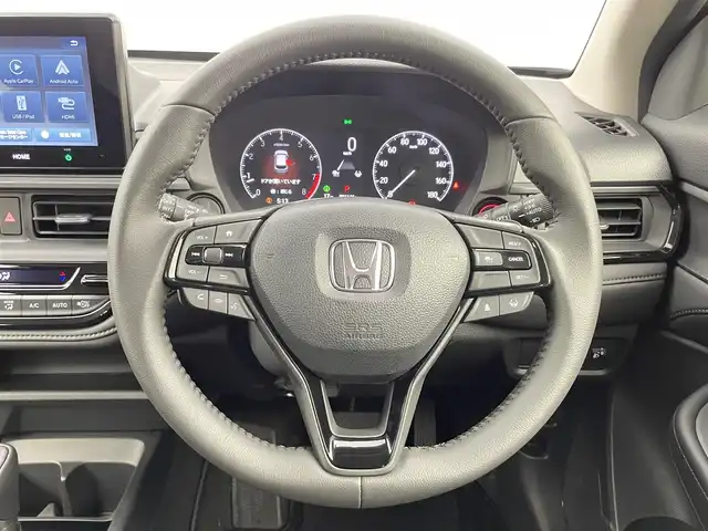 ホンダ ＷＲ－Ｖ Z ブラックスタイル 千葉県 2025(令7)年 0.2万km オブシダンブルーパール ホンダセンシング/・衝突軽減ブレーキ（CMBS）/・先行車発進お知らせ機能/・歩行者事故低減ステアリング/・路外逸脱抑制機能/・標識認識機能/・アダプティブクルーズコントロール（ACC）/・車線維持支援システム（LKAS）/・誤発進抑制機能/・後方誤発進抑制機能/・近距離衝突軽減ブレーキ/・急アクセル抑制機能/・パーキングセンサーシステム/・オートハイビーム/純正ディスプレイオーディオ/　Applecarplay/AndroidAuto/Bluetooth/バックカメラ/パドルシフト/ヘッドライトレベライザー/ステアリングスイッチ/革巻きステアリング/プッシュスタート&スマートキー/電動格納ミラー/LEDヘッドライト