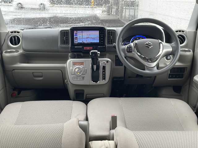 スズキ エブリィ ワゴン PZターボ 道北・旭川 2017(平29)年 5.5万km パールホワイト /4WD//禁煙車//純正ナビ BT/USB/CD/DVD/AUX/フルセグ//片側パワースライドドア//横滑り防止//衝突軽減ブレーキ//誤発進抑制//運転席シートヒーター//オートライト//HIDヘッドライト//フォグランプ//オートエアコン//ETC//ドライブレコーダー//ドアバイザー//ステアリングスイッチ//スペアキー//パワーウィンドウ