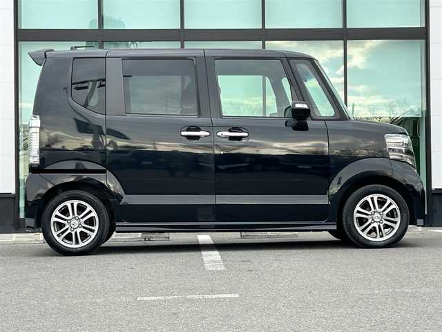 ホンダ Ｎ ＢＯＸ カスタム G Lパッケージ 和歌山県 2013(平25)年 10.1万km クリスタルブラックパール 社外ナビ/フルセグTV/CD/DVD/片側パワースライドドア/社外ドライブレコーダー/横滑り防止装置/電動格納ミラー/ECON/HID/フォグランプ/オートライト