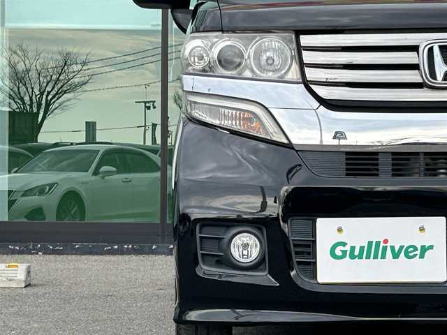 ホンダ Ｎ ＢＯＸ カスタム G Lパッケージ 和歌山県 2013(平25)年 10.1万km クリスタルブラックパール 社外ナビ/フルセグTV/CD/DVD/片側パワースライドドア/社外ドライブレコーダー/横滑り防止装置/電動格納ミラー/ECON/HID/フォグランプ/オートライト