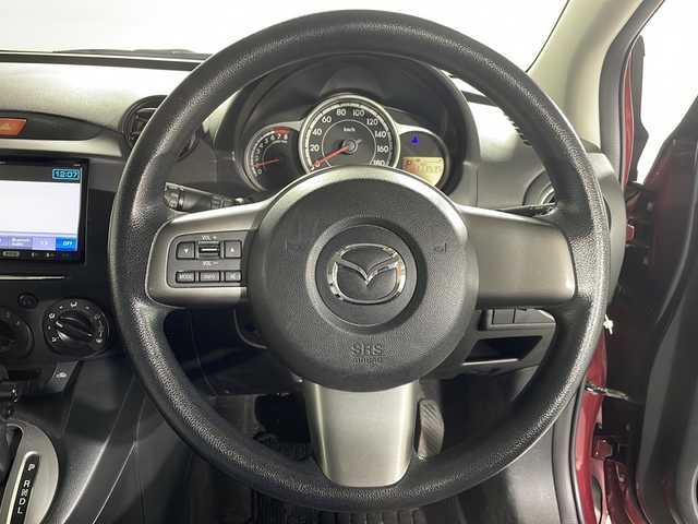 マツダ デミオ 13C－V スマートEDⅡ 福岡県 2012(平24)年 11.4万km バーガンディレッドマイカ フルセグ/Bluetooth接続/ドライブレコーダー/ETC/リモコンキー