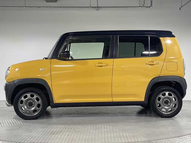 スズキ ハスラー G 神奈川県 2018(平30)年 6万km アクティブイエロー/ブラック2トーンルーフ 社外7インチナビ/CD&DVD&BT&SD&USB/ETC/シートヒーター前席/アイドリングストップ/デゥアルカメラブレーキサポート/誤発進抑制機能/車線逸脱警報/ふらつき警報/先行車発進お知らせ機能