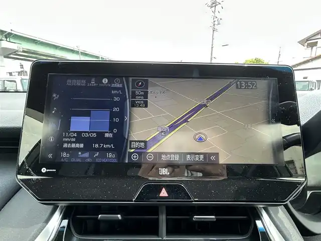 トヨタ ハリアー ハイブリッド Z 愛知県 2021(令3)年 4.1万km プレシャスブラックパール 純正ナビ12.3インチ/BT、DTV/JBL/純正19インチAW/ETC2.0/デジタルインナーミラー/ヘッドアップディスプレイ/LEDヘッドライト/パワーバックドア/ブラインドスポットモニター/社外前後ドライブレコーダー/純正フロアマット/純正ドアバイザー/リアガラスフィルム/社外コンソールドリンクフォルダー/スペアキー