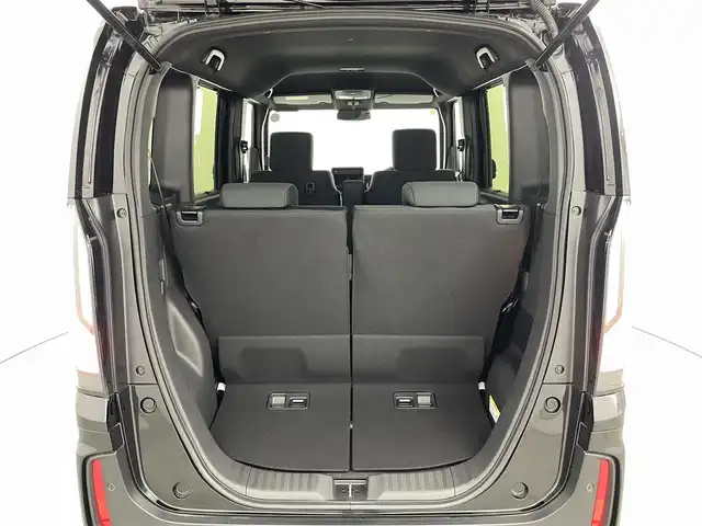 ホンダ Ｎ ＢＯＸ カスタム 福島県 2023(令5)年 0.1万km未満 クリスタルブラックパール ホンダセンシング/・衝突軽減ブレーキ/・路外逸脱抑制機能/・レーダークルーズコントロール/・踏み間違い防止装置/・車線逸脱警報/・パーキングセンサー/電子パーキングブレーキ/・ブレーキオートホールド/ステアリングリモコン/運転席＋助手席シートヒーター/左側パワースライドドア/LEDヘッドライト/・オートライト/純正14インチアルミホイール/電動格納ミラー/プッシュスタート/・スマートキー