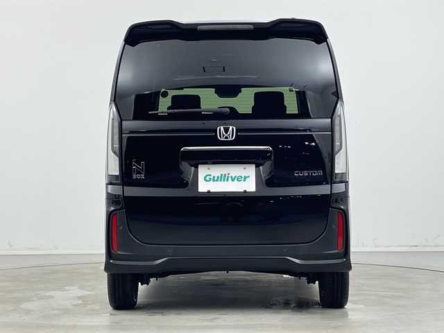 ホンダ Ｎ ＢＯＸ カスタム 新潟県 2023(令5)年 0.1千km クリスタルブラックパール ホンダセンシング/・衝突軽減ブレーキ/・路外逸脱抑制機能/・レーダークルーズコントロール/・踏み間違い防止装置/・車線逸脱警報/・パーキングセンサー/電子パーキングブレーキ/・ブレーキオートホールド/ステアリングリモコン/運転席＋助手席シートヒーター/左側パワースライドドア/LEDヘッドライト/・オートライト/純正14インチアルミホイール/電動格納ミラー/プッシュスタート/・スマートキー