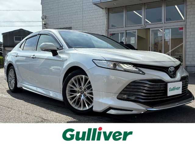 トヨタ カムリ G レザーパッケージ 愛知県 2017(平29)年 8.9万km プラチナホワイトパールマイカ ワンオーナー　フルモデリスタスポイラー　メーカーナビ　フルセグＴＶ　Ｂｌｕｅｔｏｏｔｈ　ＵＳＢ接続　バックカメラ　ビルトインＥＴＣ２．０　ドライブレコーダー　レーダークルーズ　ＬＫＡ　ＢＳＭ　シートヒータ