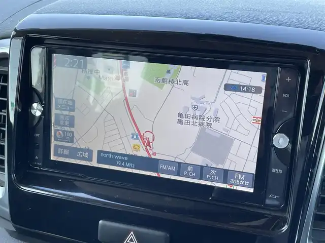 スズキ スペーシア カスタム XS 道南・函館 2017(平29)年 6.3万km ムーンライトバイオレットPM ・社外ＳＤナビ/・フルセグＴＶ/・衝突被害軽減ブレーキ/・車線逸脱警報/・バックカメラ/・両側パワースライドドア/・横滑り防止装置/・シートヒーター/・ＥＴＣ/・ＬＥＤヘッドライト/・フロントフォグランプ/・プッシュスタート