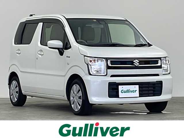 スズキ ワゴンＲ HYBRID FX 千葉県 2020(令2)年 2.3万km ピュアホワイトP セーフティサポート（予防安全技術）/・デュアルセンサーブレーキサポート/・誤発進抑制機能/・車線逸脱警報機能/・ふらつき警報機能/・先行車発進お知らせ機能/・ハイビームアシスト機能/・後退時ブレーキサポート/・後方誤発進抑制機能/・リアパーキングセンサー/社外メモリーナビ/・CD再生/・Bluetooth接続/スマートキー/リアコーナーセンサー/スマートキー/ドアバイザー/フロアマット/アイドリングストップ/オートエアコン/ETC