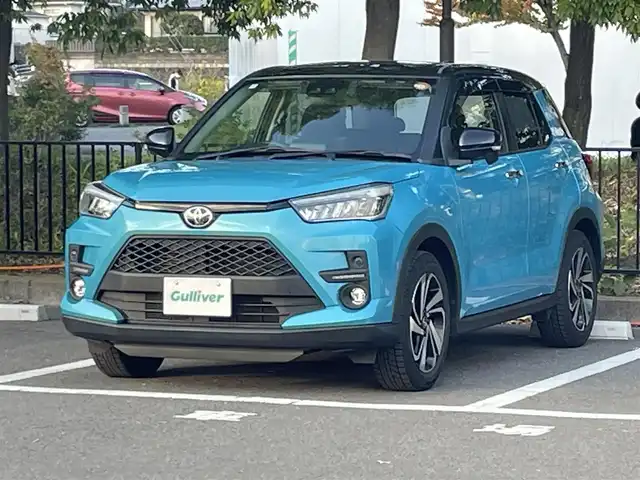 トヨタ ライズ Z 宮城県 2020(令2)年 7.6万km ブラックマイカメタリック/ターコイズブルーマイカメタリック 4WD/BMS/RCTA/トヨタセーフティーセンス/・プリクラッシュセーフティ/・レーダークルーズコントロール/・レーンキープアシスト/・誤発進抑制制御機能/・衝突軽減システム/・車線逸脱警報機能/純正ナビ/・Bluetooth/CD/DVD/・ビルドインETC/・バックモニター/・ドライブレコーダー/・TVキャンセラー/革巻きステアリング/シートヒーター（運転席/助手席）/プッシュスタート/・ステアリングスイッチ/純正LEDヘッドライト/・オートライト/・オートマチックハイビーム/純正アルミホイール