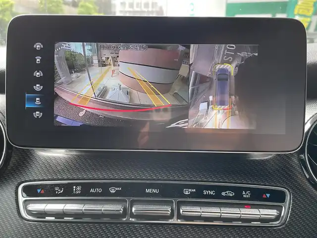 メルセデス・ベンツ Ｖ２２０ d AVG ロング AMGライン 神奈川県 2022(令4)年 2.7万km カバンサイトブルー ワンオーナー/純正メモリナビ/フルセグテレビ/バックカメラ/アラウンドビューモニター/ETC2.0/前後ドライブレコーダー/Burmesterサウンドシステム/carrozzeriaフリップダウンモニター/ダブルサンルーフ/ALPINEデジタルインナーミラー/両側パワースライドドア/ルーフレール/本革レザーシート（黒）/シートヒーター/アクティブブレーキアシスト/ブラインドスポットアシスト/アテンションアシスト/レーンキープアシスト/純正フロアマット/プッシュスタート/スペアキーあり/保証書あり/取扱説明書あり