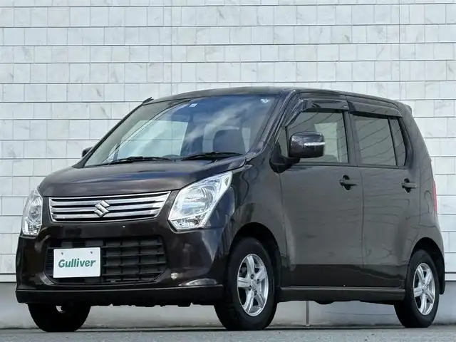 スズキ ワゴンＲ FX－LTD 岩手県 2013(平25)年 2.4万km アーバンブラウンパールメタリック 禁煙車/4WD/ワンオーナー/純正オーディオ/→CD/FM/AM/AUX/運転席シートヒーター/〇プッシュスタート/〇電動格納ミラー/〇ウィンカーミラー/〇シガーソケット/〇ドアバイザー/〇フロアマット/〇スマートキー/夏タイヤ純正AW車載