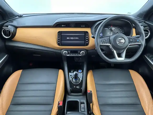 日産 キックス X ツートーンインテリアED 三重県 2021(令3)年 4.7万km ブリリアントホワイトパール/ピュアブラック 2トーン /禁煙車//純正9インチナビ//全方位カメラ//シートヒーター//デジタルインナーミラー//プロパイロット//レーダークルーズコントロール//オートハイビーム//ETC//ステアリングスイッチ//コーナーセンサー