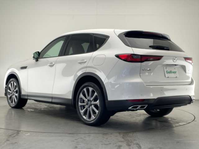 マツダ ＣＸ－６０ XD Lパッケージ 宮崎県 2023(令5)年 3.3万km ロジウムホワイトプレミアムメタリック 禁煙車/衝突被害軽減ブレーキ/純正12.3型ディスプレイオーディオ/（スマホ連携/USB/Bluetooth/FMAM）/純正バックカメラ/純正ドライブレコーダー/純正ETC/純正LEDオートライト/純正20インチアルミ/純正フロアマット/ホワイトレザーシート/全方位モニター/アダプティブクルーズコントロール/レーンディパーチャーアラート/ヘッドアップディスプレイ/クリアランスソナー/電子パーキング/オートホールド/前席パワーシート/シートヒーター/パワーチルトステアリング/ステアリングヒーター/パワーバックドア/デュアルオートエアコン/パドルシフト/本革巻ハンドル/スマートキー/プッシュエンジンスタート/スペアキー/新車時保証書/取扱い説明書