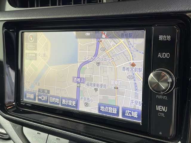 トヨタ アクア S スタイルブラック 福岡県 2017(平29)年 5万km ダークブルーマイカ 純正ナビ/Bluetooth/ワンセグ/シートヒーター(運転席+助手席)/前方ドライブレコーダー/衝突被害軽減システム/横滑り防止装置/レーンキープアシスト/Wエアバッグ/ETC/純正アルミホイール/純正フロアマット/バックカメラ/nanoe/スペアキー/スマートキー/プッシュスタート/AAC
