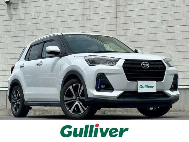ダイハツ ロッキー G 山形県 2021(令3)年 4万km シャイニングホワイトパール 4WD/ワンオーナー/純正9インチナビ/BT／CD／DVD／SD／USB／HDMI／フルセグ/ETC/全方位カメラ/レーダークルーズコントロール/衝突軽減ブレーキ/横滑り防止/前席シートヒーター/LEDヘッドライト/フォグライト/プッシュスタート/スマートキー/純正17インチAW/社外アルミスタッドレス積込/純正フロアマット/取扱説明書、保証書