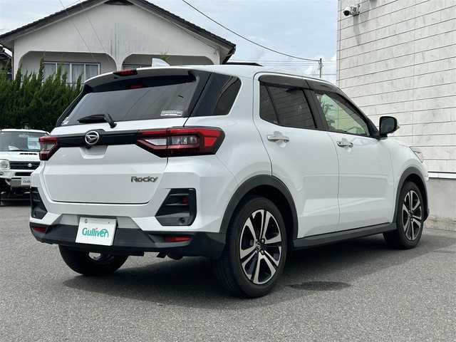 ダイハツ ロッキー G 山形県 2021(令3)年 4万km シャイニングホワイトパール 4WD/ワンオーナー/純正9インチナビ/BT／CD／DVD／SD／USB／HDMI／フルセグ/ETC/全方位カメラ/レーダークルーズコントロール/衝突軽減ブレーキ/横滑り防止/前席シートヒーター/LEDヘッドライト/フォグライト/プッシュスタート/スマートキー/純正17インチAW/社外アルミスタッドレス積込/純正フロアマット/取扱説明書、保証書