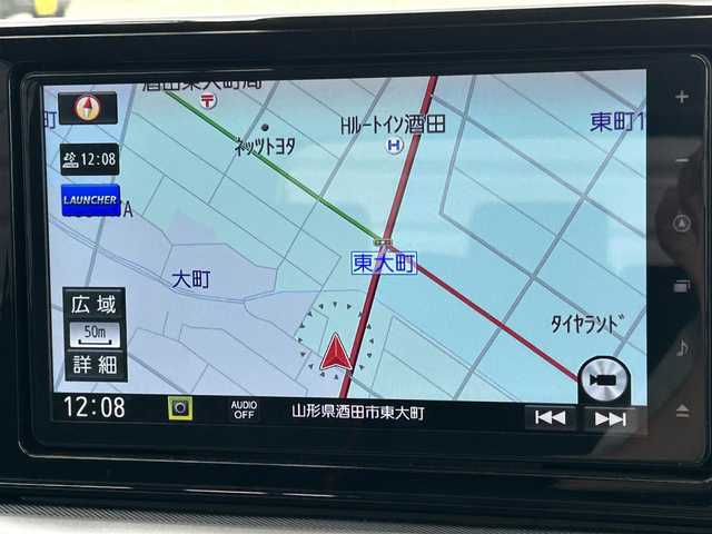 ダイハツ ロッキー G 山形県 2021(令3)年 4万km シャイニングホワイトパール 4WD/ワンオーナー/純正9インチナビ/BT／CD／DVD／SD／USB／HDMI／フルセグ/ETC/全方位カメラ/レーダークルーズコントロール/衝突軽減ブレーキ/横滑り防止/前席シートヒーター/LEDヘッドライト/フォグライト/プッシュスタート/スマートキー/純正17インチAW/社外アルミスタッドレス積込/純正フロアマット/取扱説明書、保証書