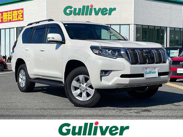トヨタ ランドクルーザー プラド TX Lパッケージ 鳥取県 2021(令3)年 4.2万km ホワイトパールクリスタルシャイン ワンオーナー/４・W・D・ディーゼルターボ/純正9インチナビ/BT/USB/Miracast/パノラミックビューモニター/ムーンルーフ/チルトアップ/ダウン/トヨタセーフティセーフティ/レーダークルーズコントロール/レーンキープアシスト/クリアランスソナー/ETC2.0/前席パワーシート/電動格納サードシート/ＬＥＤヘットライト/フォグライト/純正17インチアルミホイール/ルーフレール/プッシュエンジンスタート/スペアキー