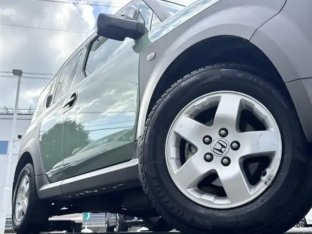 ホンダ エレメント 熊本県 2005(平17)年 14.2万km ガラパゴスグリーンメタリック 純正ナビ(VXD-069CV)/【CD/DVD】/ドライブレコーダー/ETC/純正16インチAW/純正フロアマット/純正ドアバイザー/ABS/盗難防止装置/取扱説明書