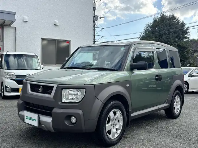 ホンダ エレメント 熊本県 2005(平17)年 14.2万km ガラパゴスグリーンメタリック 純正ナビ(VXD-069CV)/【CD/DVD】/ドライブレコーダー/ETC/純正16インチAW/純正フロアマット/純正ドアバイザー/ABS/盗難防止装置/取扱説明書