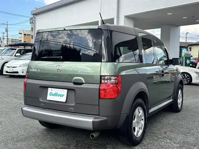 ホンダ エレメント 熊本県 2005(平17)年 14.2万km ガラパゴスグリーンメタリック 純正ナビ(VXD-069CV)/【CD/DVD】/ドライブレコーダー/ETC/純正16インチAW/純正フロアマット/純正ドアバイザー/ABS/盗難防止装置/取扱説明書