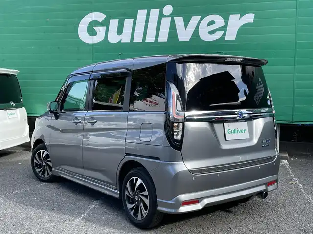 スズキ ソリオ バンディット HV MV 東京都 2021(令3)年 2.5万km プレミアムシルバーメタリック 外部検査実施済み/ワンオーナー/純正9インチメモリナビ/(フルセグ/DVD/CD/スマートフォン連携機能)/アラウンドビューモニター/セーフティーサポート/・アダプティブクルーズコントロール/・デュアルカメラブレーキサポート/・車線逸脱警報機能/・前後方誤発進抑制機能/・後退時ブレーキサポート/・リアパーキングセンサー/ヘッドアップディスプレイ/両側パワースライドドア/LEDライト/純正フロアマット/ロールサンシェード/前後ドライブレコーダー(DRV-MR450)/ETC/取扱説明書/保証書/スペアキー×1