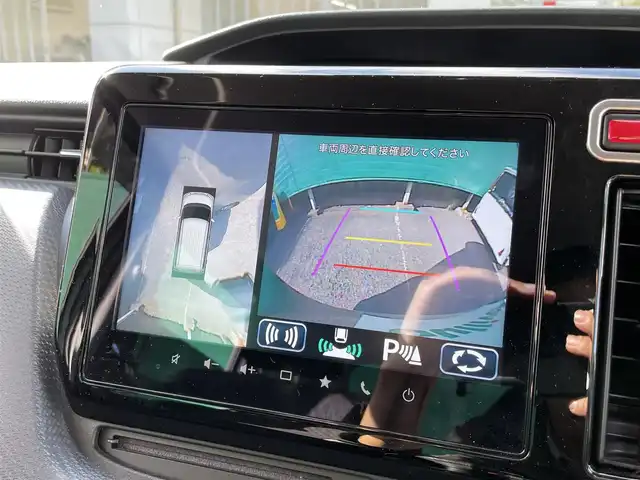 スズキ ソリオ バンディット HV MV 東京都 2021(令3)年 2.5万km プレミアムシルバーメタリック 外部検査実施済み/ワンオーナー/純正9インチメモリナビ/(フルセグ/DVD/CD/スマートフォン連携機能)/アラウンドビューモニター/セーフティーサポート/・アダプティブクルーズコントロール/・デュアルカメラブレーキサポート/・車線逸脱警報機能/・前後方誤発進抑制機能/・後退時ブレーキサポート/・リアパーキングセンサー/ヘッドアップディスプレイ/両側パワースライドドア/LEDライト/純正フロアマット/ロールサンシェード/前後ドライブレコーダー(DRV-MR450)/ETC/取扱説明書/保証書/スペアキー×1