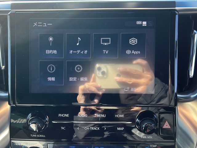 トヨタ アルファード S タイプゴールド 香川県 2021(令3)年 1.1万km 白 純正ナビ（フルセグTV/CD/DVD/BT)/バックカメラ/後後席モニター/両側パワースライドドア席モニター/3列シート/サンルーフ/電動リアゲート/パワーシート/コーナーセンサー/オートマチックハイビーム/ビルトインETC2.0