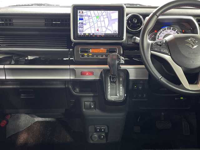 スズキ スペーシア 神奈川県 2021(令3)年 4.1万km ムーンライトバイオレットPM デュアルブレーキサポート/誤発進抑制機能(前後)/後退時ブレーキサポート/リアパーキングセンサー/車線逸脱警報機能/車線逸脱抑制機能/先行車発進お知らせ/標識認識機能/ヘッドアップディスプレイ/ふらつき警報/ハイビームアシスト/アダプティブクルーズコントロール/両側パワースライドドア/全方位モニター/純正８インチナビ(CN-RZ865)/CD/DVD/BT/DTV/USB/SD/ステアリングオーディオスイッチ/ハーフレザーシート/運転席シートヒーター/前後ドラレコ/純正15inアルミホイール/純正フロアマット/LEDヘッドライト/LEDフォグランプ/アイドリングストップ