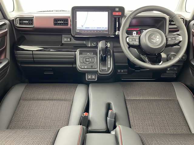 スズキ スペーシア カスタム HYBRID XS ターボ 道央・札幌 2024(令6)年 0.1万km未満 ピュアホワイトP ・4WD/・純正ディスプレイオーディオフルセグ&BT&AndroidAuto&AppleCarPlay/・両側パワースライドドア/・ヘッドアップディスプレイ/・デュアルセンサーブレーキサポート/・ふらつき警報/・車線逸脱抑制/・低車速支援/・クルーズコントロール/・標識認識機能/・全方位カメラ/・パドルシフト/・革巻きステアリング/・ステアリングスイッチ/・ステアリングヒーター/・ハーフレザーシート/・シートヒーター/・ミラーヒーター/・オートマチックハイビーム/・オートライト/・LEDヘッドライト/・LEDフォグ/・ヘッドライトレベライザー/・横滑り防止