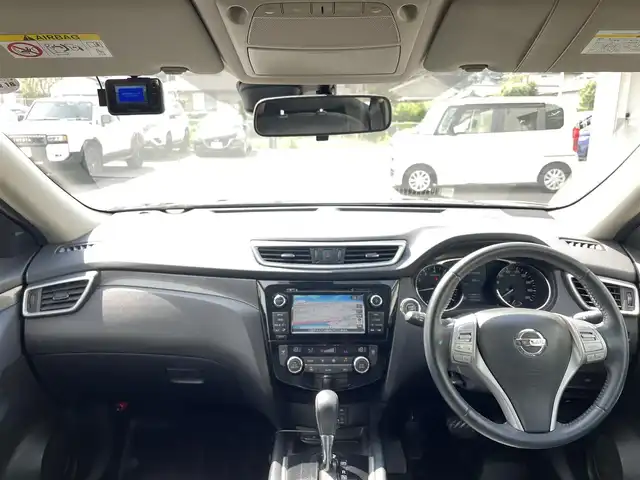 日産 エクストレイル 20X エマージェンシーブレーキ 宮崎県 2014(平26)年 11.9万km ダイヤモンドブラック ワンオーナー車/純正ナビ【QY73-91ND】/・フルセグTV・Bluetooth・DVD・CD/クルーズコントロール/全方位カメラ/衝突軽減ブレーキ/LEDヘッドライト/オートライト/コーナーセンサー/ドライブレコーダー【前方ユピテル製】/前席シートヒーター/純正フロアマット/純正17インチアルミホイール/ルーフレール/スペアキー有り