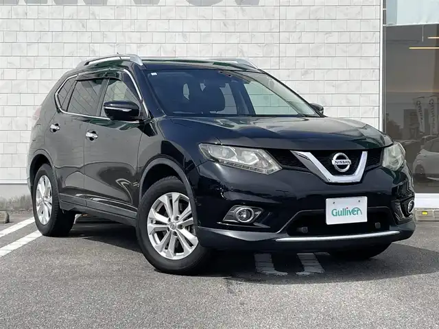 日産 エクストレイル 20X エマージェンシーブレーキ 宮崎県 2014(平26)年 11.9万km ダイヤモンドブラック ワンオーナー車/純正ナビ【QY73-91ND】/・フルセグTV・Bluetooth・DVD・CD/クルーズコントロール/全方位カメラ/衝突軽減ブレーキ/LEDヘッドライト/オートライト/コーナーセンサー/ドライブレコーダー【前方ユピテル製】/前席シートヒーター/純正フロアマット/純正17インチアルミホイール/ルーフレール/スペアキー有り